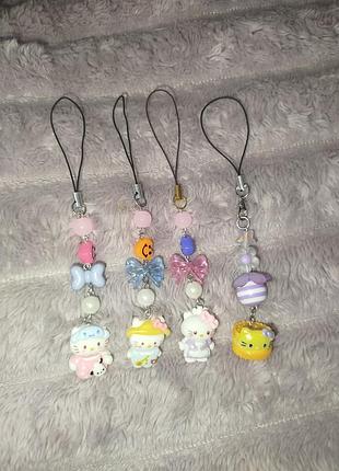Брелочки ручной работы "hello kitty"