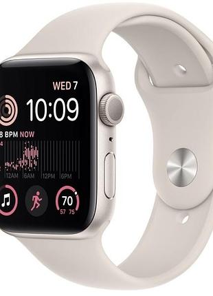 Смарт-годинник apple watch se gps 40mm starlight aluminium case with starlight sport band