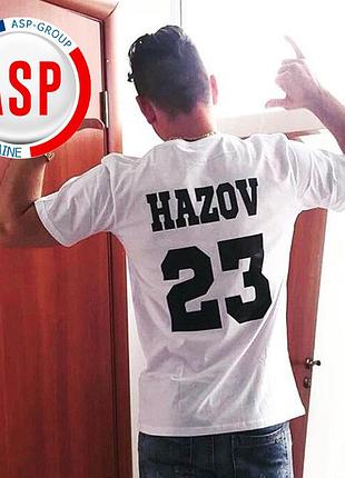 Именные футболки с фамилиями именами цифрами номера печать на заказ xxl