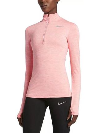 Спортивна кофта ніжно-рожевого кольору в принт від nike running  розмір m кофта