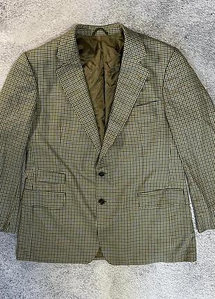 Піджак чоловічий блейзер burberrys prorsum 54 xl вінтаж вовна шовк німеччина