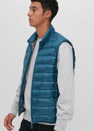 Ультра лёгкий пуховик мужской uniqlo
