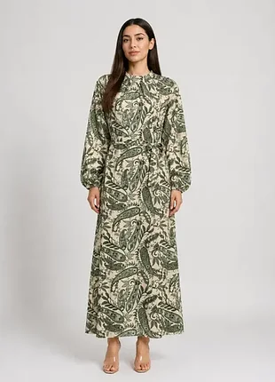 Длинное эффектное платье макси шир, фактурная вискоза, размер 38-40 (m-l)