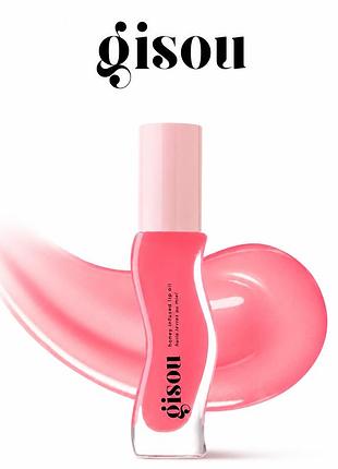 Олія для губ  gisou honey infused lip oil - raspberry swirl 8 мл