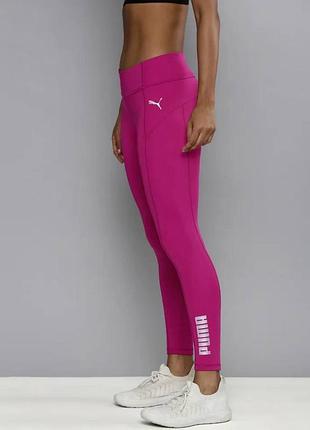 Рожеві спортивні лосини з високою посадкою від puma  розмір s лосіни лосины оригінал