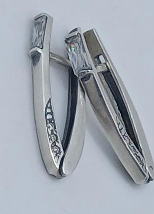 Серьги серебро 925проба