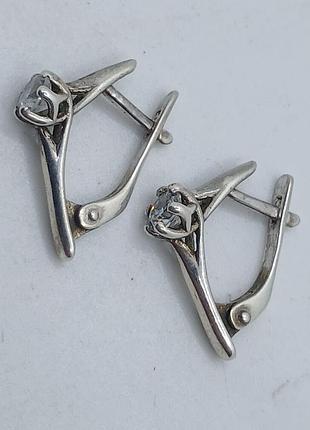 Серьги серебро 925проба
