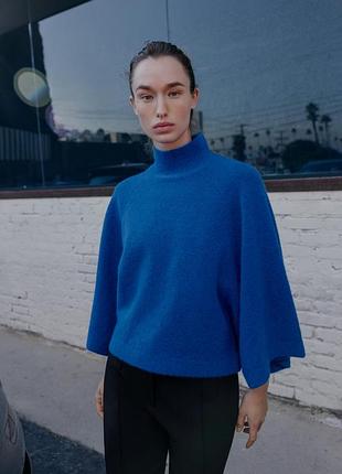 Трикотажный свитер с широкими рукавами от zara