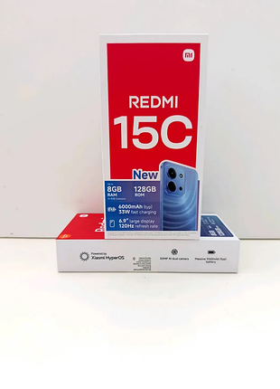 Redmi 15c 4+4/128 nfc чорний