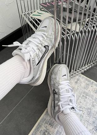 Nike p-6000 silver white