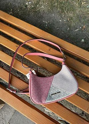 Жіноча сумка-багет від michael kors оригінал нова рожева нові колекції майкл корс сумочка casual