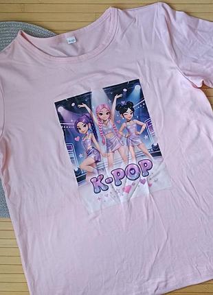 Футболка 11-12 лет kpop demon hunters кейпоп охотницы на демонов (28253)