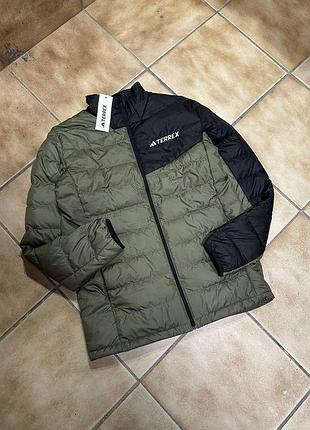 Куртка adidas terrex multi light down натуральний пух нова трекінгова терекс туритистична демісезон адідас xs s м
