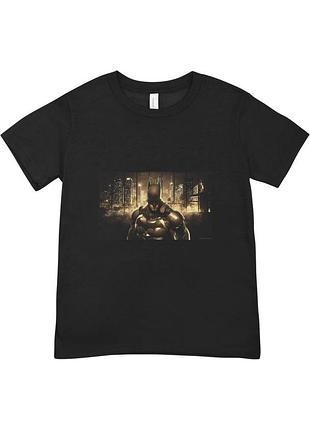 Футболка бэтмен batman бетмен чорна 21187