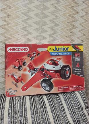 Большой набор конструктор meccano junior 5+, состоящий из 95 элементов, 4 в 1,