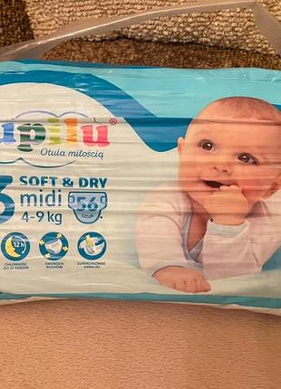 Підгузки lupilu soft & dry midi 4-9 кг