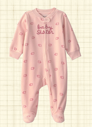 Флісовий сліп carters 3міс, 6міс, 9міс