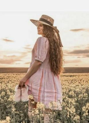 Лляна сукня lemlem, 100% льон, розмір м