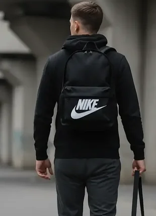 Рюкзак черный nike, рюкзак мужской дорожный, сумка портфель найк 2