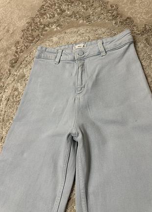 Джинси mango світло-блакитні / wide leg / широкі