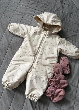 Комбінезон зима h&m 74 см
