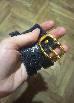 Кожаный винтажный ремень