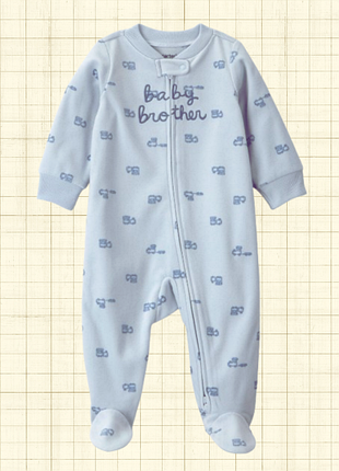 Флисовый слип carters 6мес, 9мес