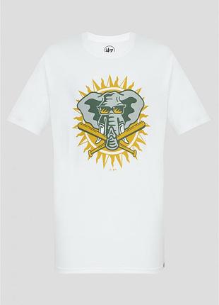 Футболка чоловіча 47 brand mlb oakland athletics cooperst 615133ww-fs