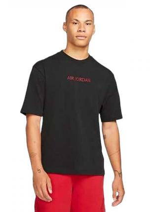 Футболка чоловіча air jordan embroidered logo black do6098-010