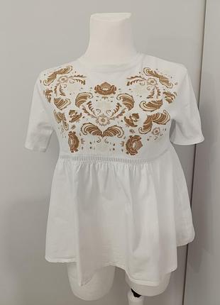 Футболка бренд zara  котон 100. %