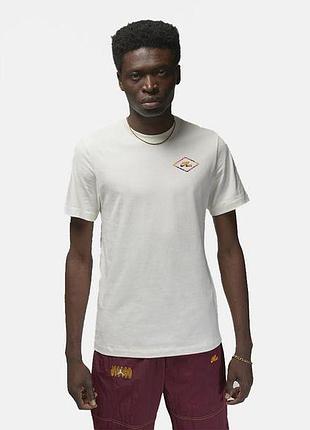 Футболка чоловіча air jordan flight mvp barbed wire graphic t-shirt white dv1443-133