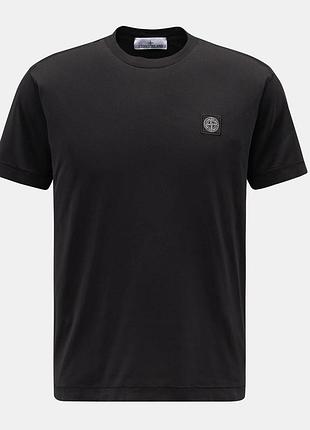 Футболка чоловіча stone island black k1s152100039s0013-v0029