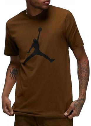 Футболка чоловіча air jordan jumpman brown cj0921-385