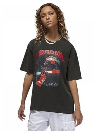 Футболка жіноча air jordan heritage graphic t-shirt black fb5137-010