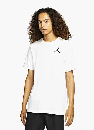 Футболка чоловіча air jordan m j jumpman emb ss crew white dc7485-100