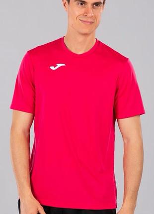 Футболка чоловіча спортивна joma combi малиновий 100052.500