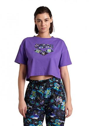Футболка жіноча arena fun planet crop tee 007537-900