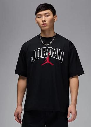 Футболка чоловіча jordan m brk arch jd hbr ss crew ib7347-010