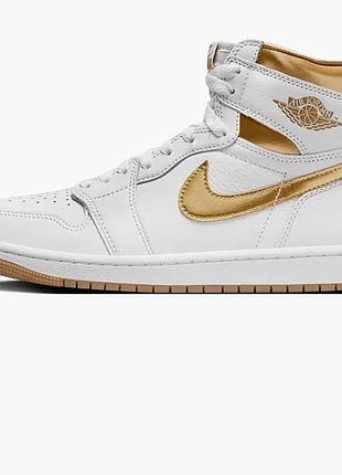 Кросівки жіночі air jordan 1 retro high og shoes white fd2596-107