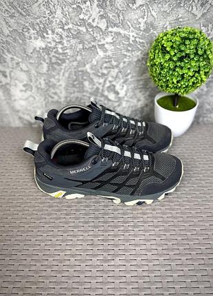 Merrell gore-tex vibram кроссовки полуботинки 42-43 размер трекинговые серые