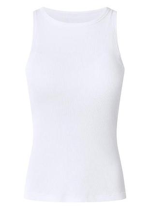 Майка с вшитым топом для женщины esmara lycra® 454851 m белый