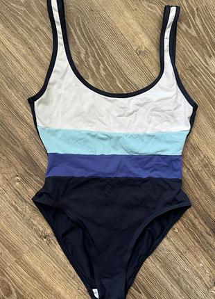 Яскравий суцільний купальник ellesse (італія), розмір s