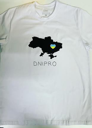 Футболка жіноча карта україни з будь яким вашим містом xxl