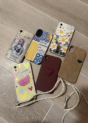 Чохли для iphone xr 6 шт