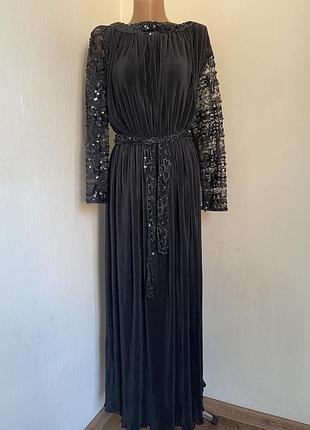 Вечірня сукня максі vintage 80х fink modell