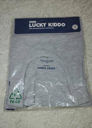 Новый набор детских маек lucky kiddo (р. 110-116) / детские майки хлопок