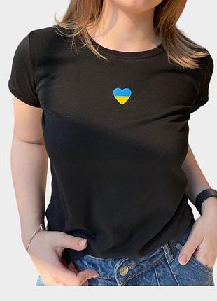 Футболка "серденько" xxxl