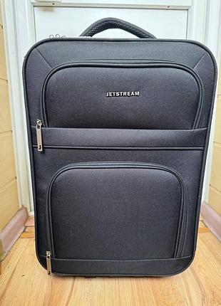 Чорна валіза для ручної поклажі jetstream