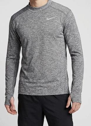 Мужской лонгслив nike dri-fit для бега, размер xl. оригинал!