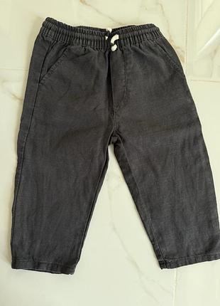 Дитячі штани з льону, zara 80 см